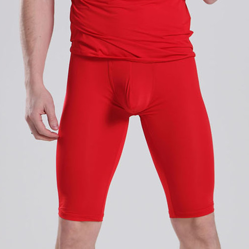 Free shipping/ Sexy u bag ultra-thin viscose body shaping capris shorts yoga pants