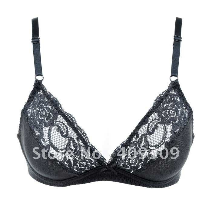 Free shipping Sexy Underwire Balcony Bra,Sexy embroidered bras, Lace corset, Fashion lingerie, Black