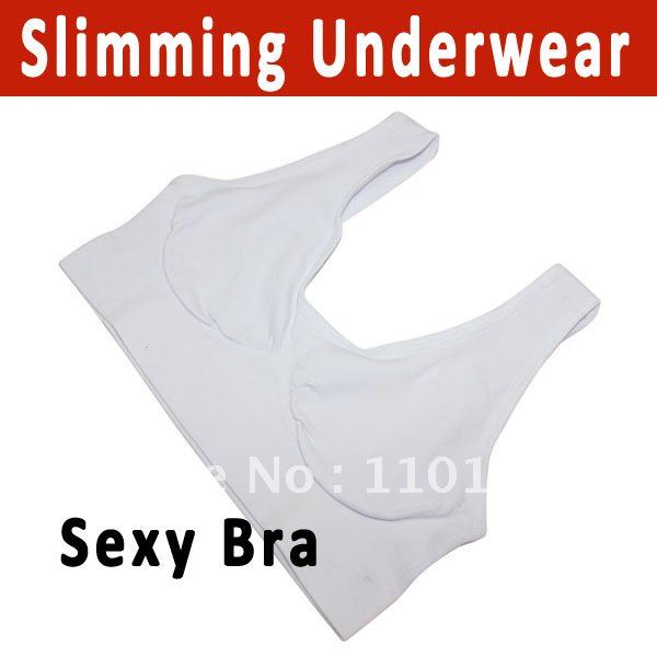 Free Shipping Sexy women's Bra Slimming genie bra Underwear Seamless microfiber pullover