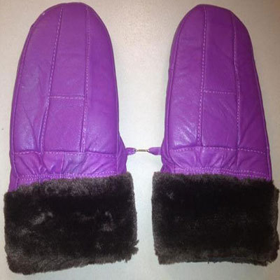 Free  Shipping  Sheep   Leather   Gloves   Cotton  Bicycle  Warm  Mittens  CM-G0020