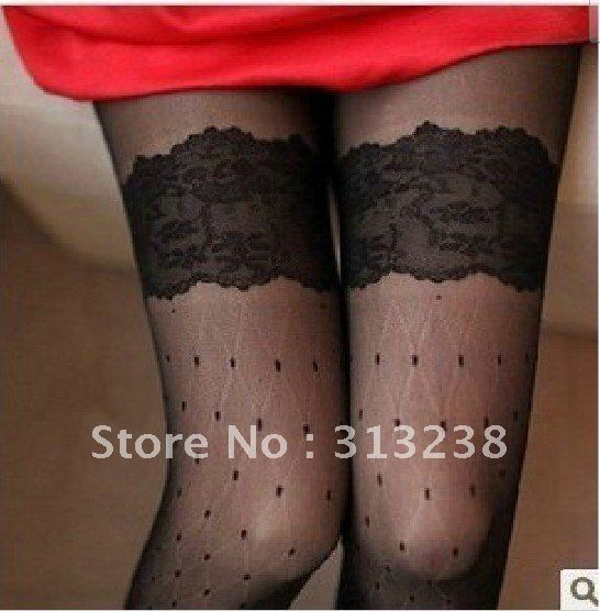 Free Shipping !! Sheer Thigh Highs Sexy Stockings wholesale retail sexy hosiery