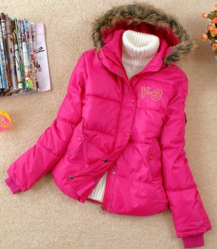 Free shipping! Short thin woman down cotton-padded jacket