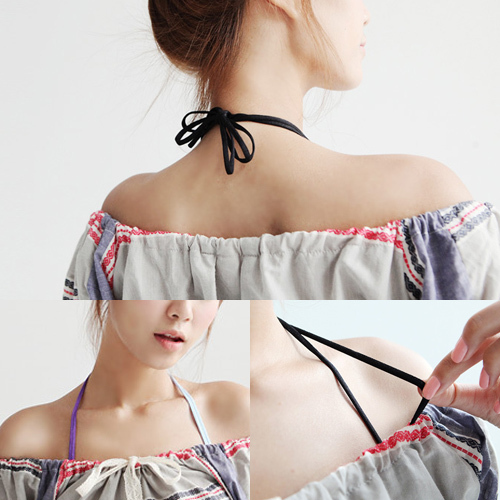 Free Shipping Shoulder strap bra with pectoral girdle strap halter-neck double-shoulder all-match underwear belt