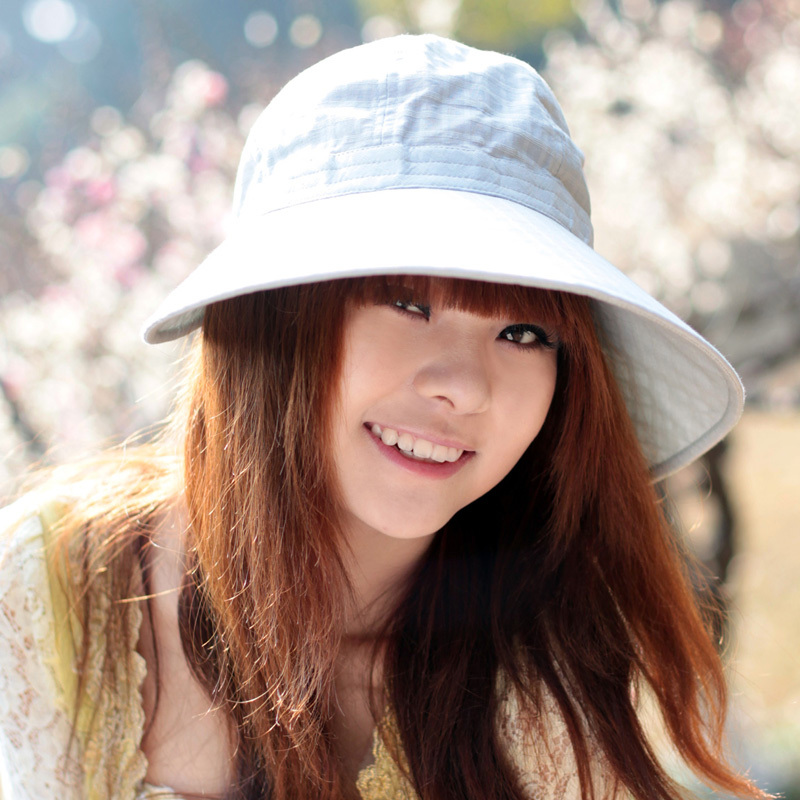 free shipping, Siggi 100% cotton breathable anti-uv hat, female summer sunbonnet sun hat, beach hat, large