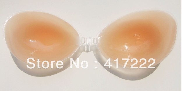 Free Shipping!Silicone Bra Free Bra Brassiere Invisible bras Breast A B C D Cup Nipple-shield Breast