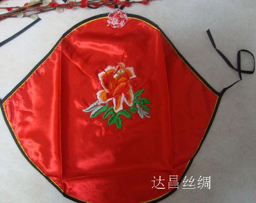 Free shipping /silk apron - women's bellyached - sexy apron - embroidered apron - bellyached underwear - rich peony classical