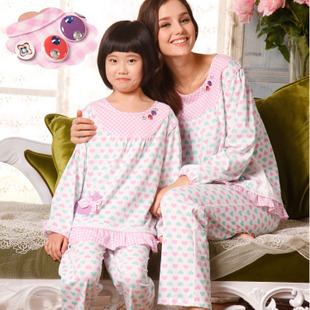 Free Shipping Sleepwear spring fashion knitted long-sleeve set g6711-z6702 Sleep & Lounge