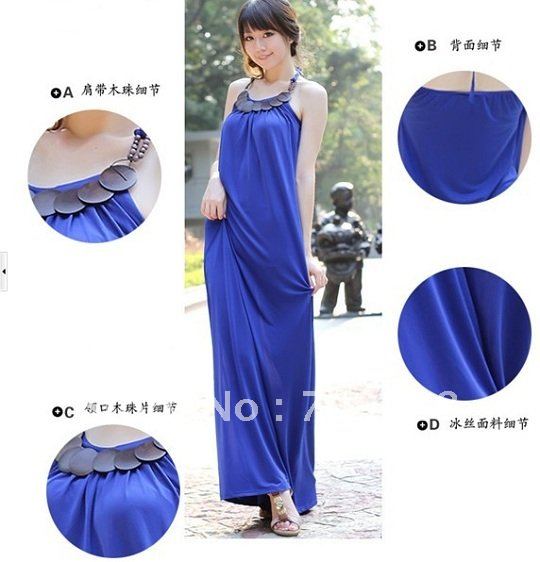 Free shipping Slender Bohemian Ice wire Dress((LYQ-6810)) (HK Post=SG/Swiss post)