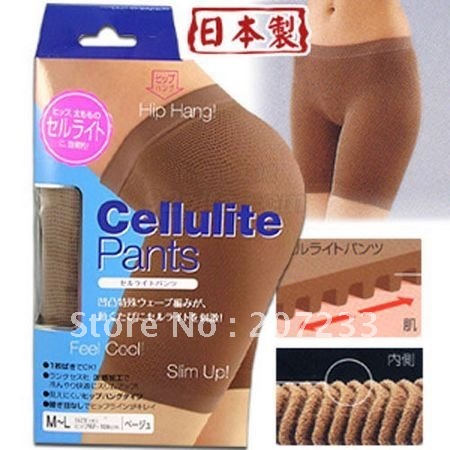 Free Shipping Slimming Pants Anti Cellulite Burn Fat Slimming Pants Hip Butt Shaper Shaper Calories Body Shaping Pants 60pcs