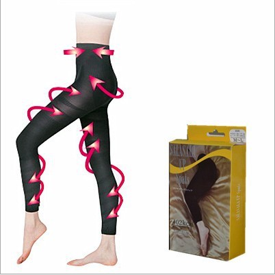Free shipping Slimming pants leggings body shaping sleep calorie OFF salasala up pant sleep trousers
