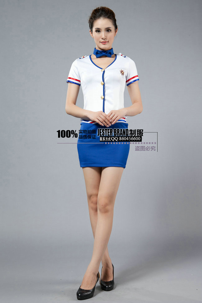 free shipping! Smarten stewardess service ktv work wear sauna suit technicalness service