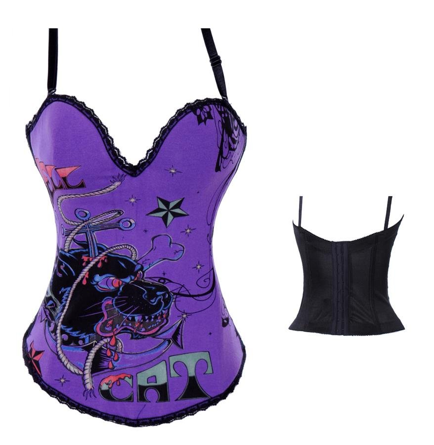 Free shipping!Snake fire v neck hook up g string corset women's basque burlesque wear Wholesale or retail
