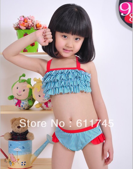 Free Shipping So Cute Discount One Piece Children Kids Swimwear Swimsuit Baby Girls Bathers Anti-uv Lycra Wholesale 50pcs/lot