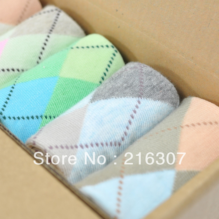 Free Shipping Socks female 100% cotton gift box set socks