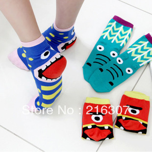 Free Shipping socks monster cartoon socks
