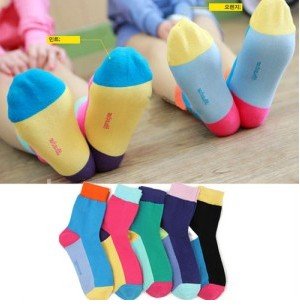 Free shipping South Korea four seasons spell color lovely candy sox color socks fashion socks 7 colour socks