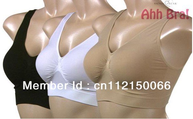 Free shipping sports women seamless bra for yoga slimming yoga bra sexy underwear 3 colors