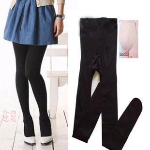 Free shipping Spring and autumn dress velvet plus crotch nine-socks maternity pantyhose seven socks