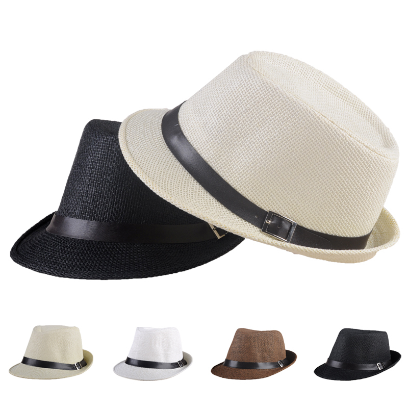 FREE SHIPPING Spring and summer hat natural papyral lovers casual fedoras