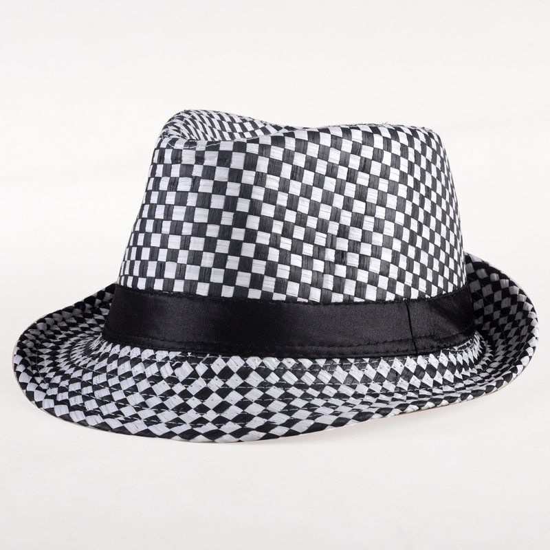 FREE SHIPPING Spring and summer hat straw braid fedoras