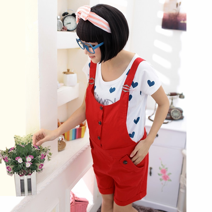 free shipping Spring and summer maternity bib pants suspenders maternity shorts adjustable maternity pants