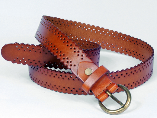 Free shipping spring hot-selling lady's hollow real leather belt wholesale retail 2082
