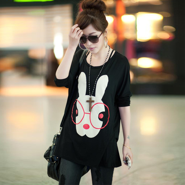 Free shipping Spring maternity clothing fashion plus size maternity t-shirt spring and autumn maternity top summer