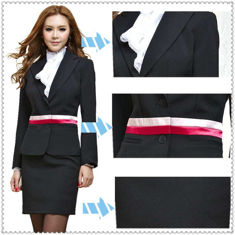 Free shipping Spring professional set suit skirt fashion work wear formal female work wear work wear