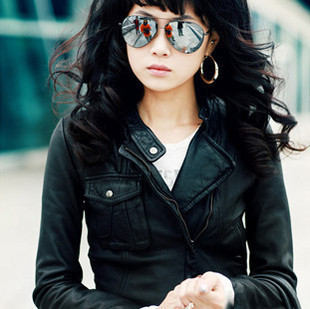 Free shipping Spring spring leather clothing women leather clothing small leather clothing