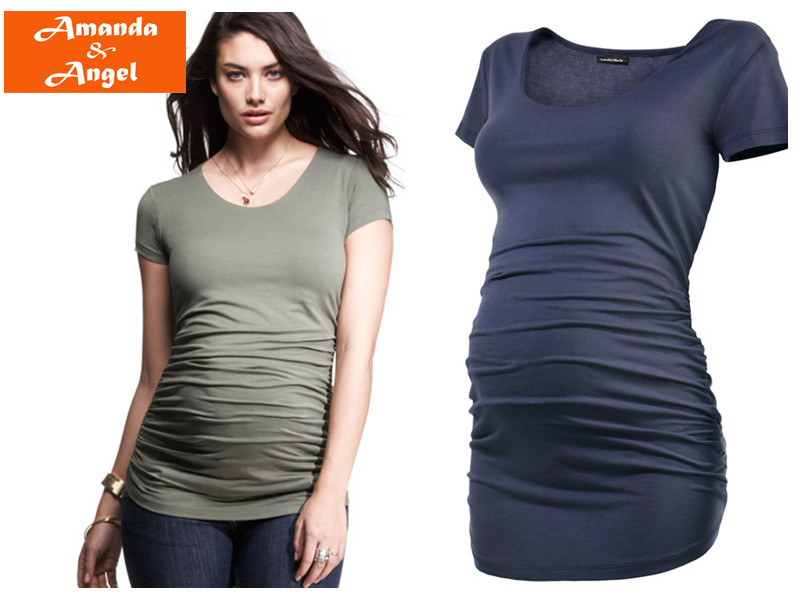 free shipping star style summer fashion maternity top short-sleeve  t-shirt fashion clothing YF-028
