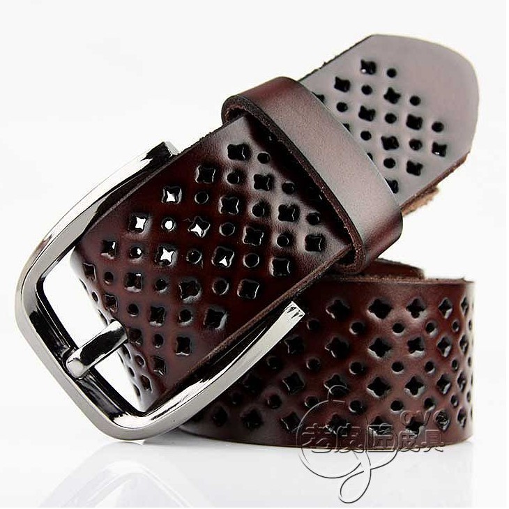 Free shipping Star women's strap genuine leather female belt cutout all-match cowhide strap hot-selling