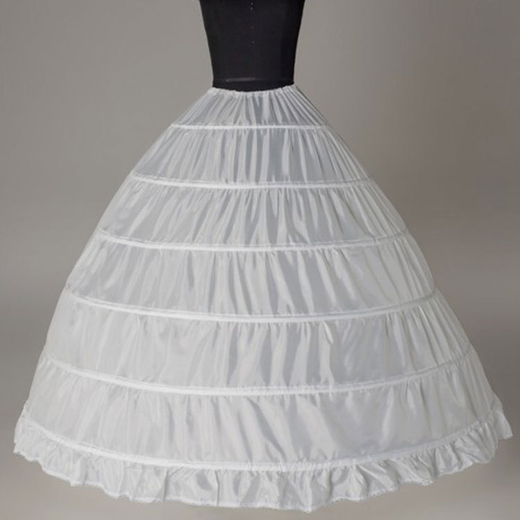 Free shipping Steel panniers wedding dress skirt 6 ring yarn plus size pannier cos