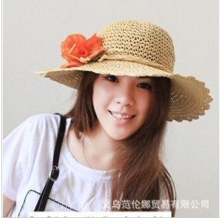 Free shipping!straw hat!sun helmet!cap!fashion!Block out the sun!made in China!new style!ladies sun helmet!