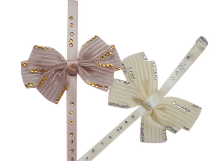 Free shipping Stripe gentlewomen fashion stripe bow all-match halter-neck type shoulder strap