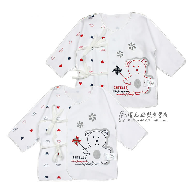 free shipping Summer 100% cotton thin newborn underwear 100% cotton infant long johns top monk clothes lounge sleepwear