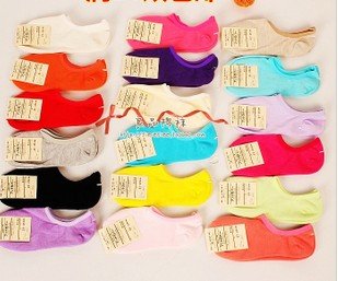 free shipping Summer candy ship socks  cotton socks  invisible socks