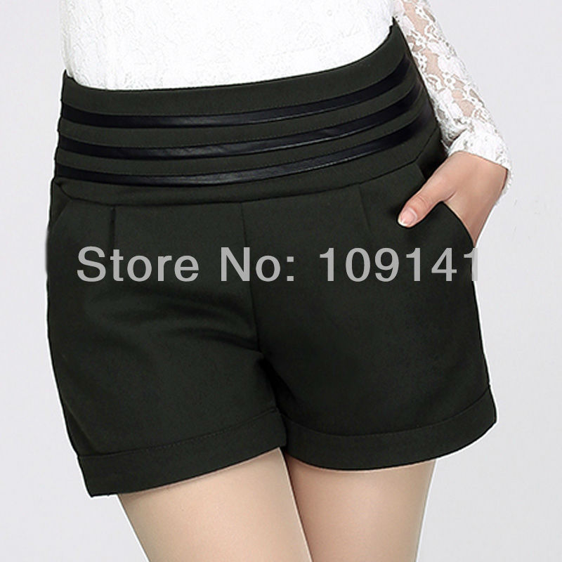 Free shipping summer fashion JC sexy women's shorts in green 1036g