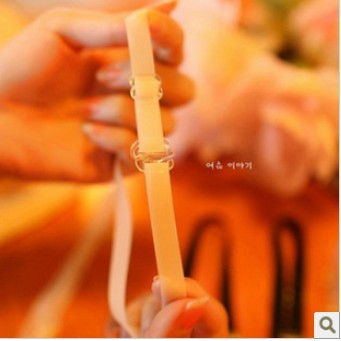 free shipping Summer mm senior slip-resistant silica gel transparent shoulder strap pectoral girdle underwear belt