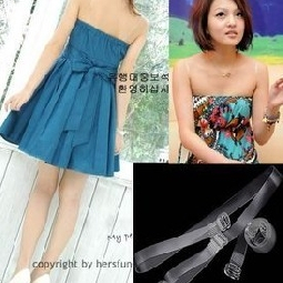 Free shipping Summer mm transparent shoulder strap invisible shoulder strap