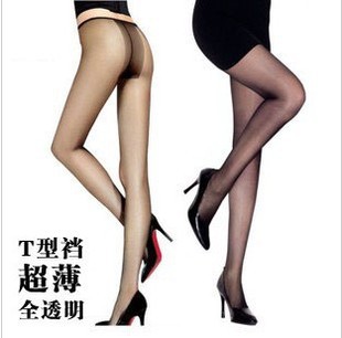 Free shipping summer models sexy ultra-thin the 5D color light silk anti the slide T crotch stealth stockings, pantyhose