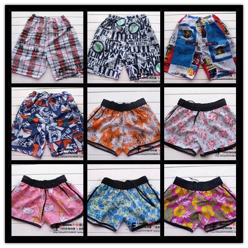 free shipping Summer new arrival lovers beach pants beach pants summer shorts bohemia casual shorts