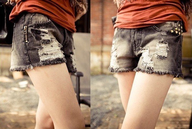 free shipping summer new style women denim shorts pants sizeS/M/L/XL 1pcs/lot
