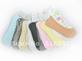 free shipping   Summer of female adult shallow thin cotton nets yarn transparent ship mouth socks