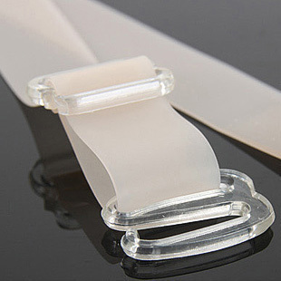free shipping Summer shoulder strap invisible underwear meat scrub pectoral girdle adjustable elastic transparent tape