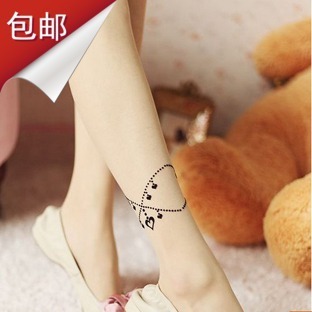free shipping Summer stockings lace ultra-thin transparent pantyhose female stockings barreled wire socks