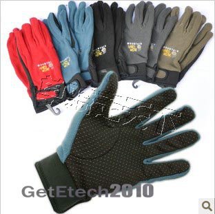 Free shipping Super warm fashion gloves Superfine New Women's Genuine Lambskin leather Rabbit fur Warm gloves Red S M L