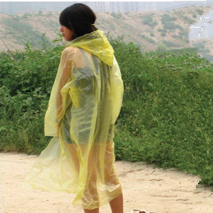 free shipping Supplies portable disposable raincoat transparent poncho rain gear outdoor light