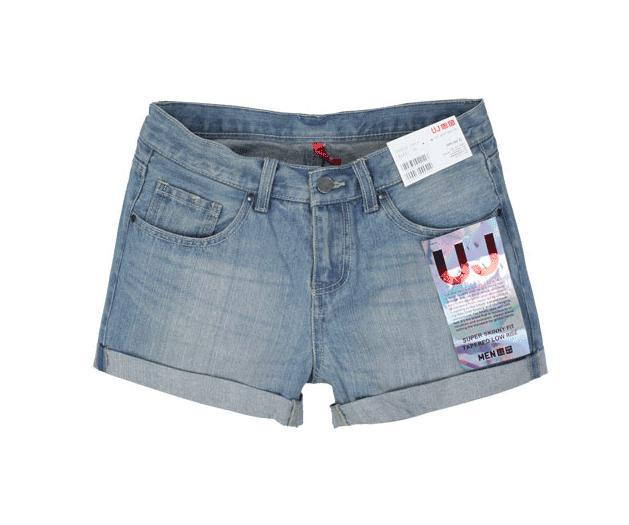 Free Shipping Support Rolled Up Edge Women Demin Shorts Fashion Ladies Summer Short Jeans Casual Wear Hotsale