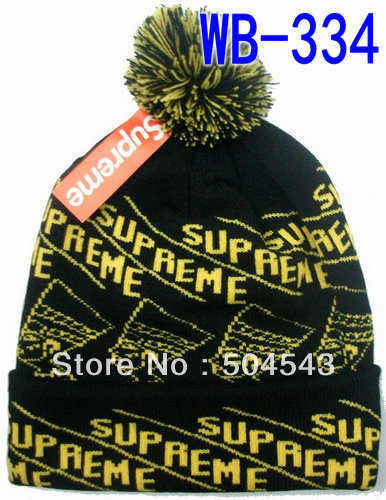 Free shipping SUPREME NEFERTITI pom pom beanie hats popular winter hat for men and women skully hat and beanies