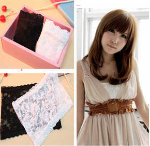 Free shipping! Sweet Full Lace Rose Tube top around the chest tube top soft sexy All-match